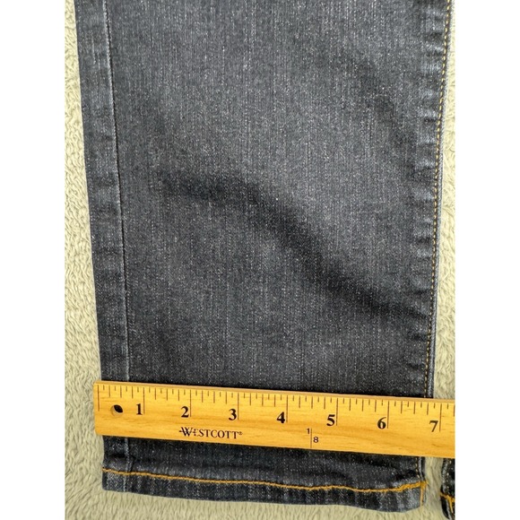 American Eagle Extreme Flex Jeans Men 34x32 Blue Slim Straight Distress Denim - Picture 8 of 10
